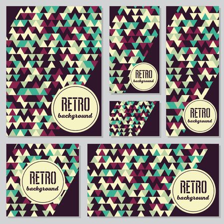 Old retro Vintage style background Design Template,Vector Illustrationのイラスト素材
