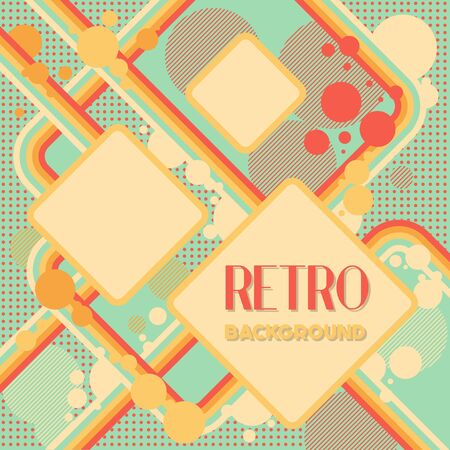Old retro Vintage style background Design Template,Vector Illustrationのイラスト素材
