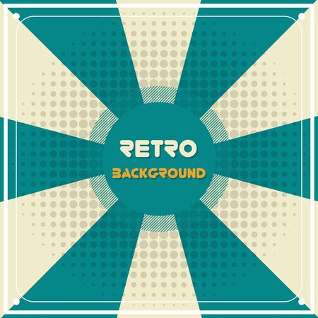 Old retro Vintage style background Design Template,Vector Illustrationのイラスト素材