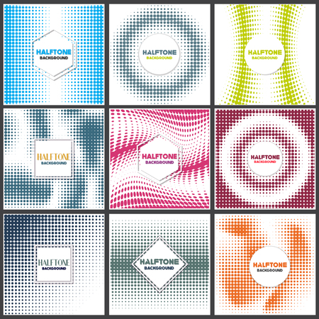 vintage halftone style background Design Template,Vector Illustrationのイラスト素材
