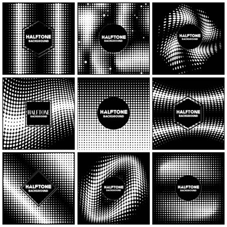 vintage halftone style background Design Template,Vector Illustrationのイラスト素材