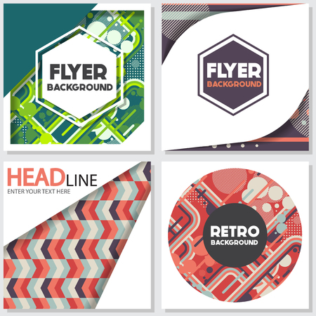 Old retro Vintage style background Design Template,Vector Illustrationのイラスト素材