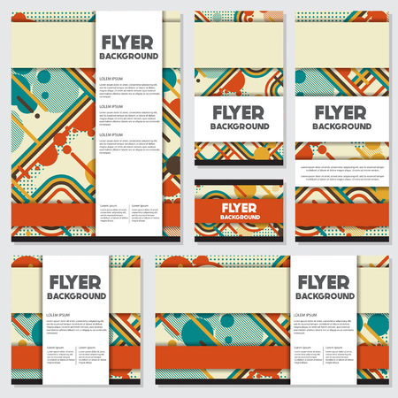 Old retro Vintage style background Design Template,Vector Illustrationのイラスト素材