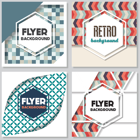 Old retro Vintage style background Design Template,Vector Illustrationのイラスト素材