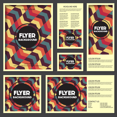 Old retro Vintage style background Design Template,Vector Illustrationのイラスト素材