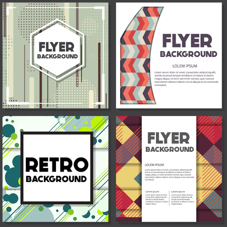 Old retro Vintage style background Design Template,Vector Illustrationのイラスト素材