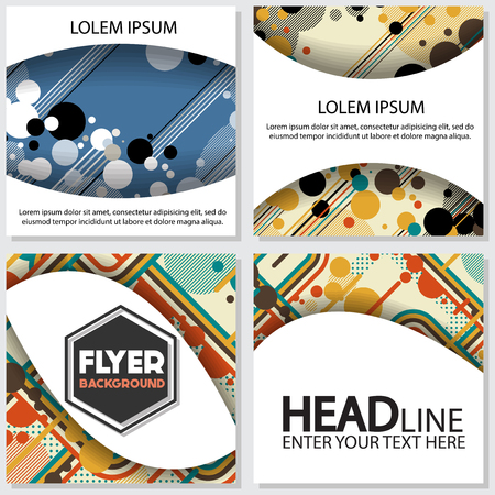 Old retro Vintage style background Design Template,Vector Illustrationのイラスト素材