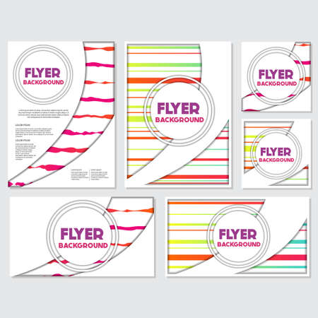 fresh flyer style Design Template,Vector Illustrationのイラスト素材