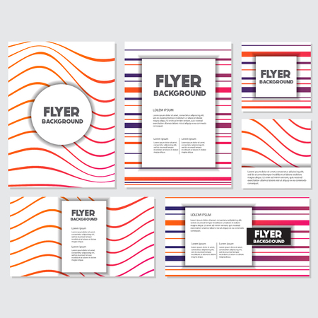 fresh flyer style Design Template,Vector Illustrationのイラスト素材