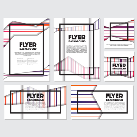 fresh flyer style Design Template,Vector Illustrationのイラスト素材