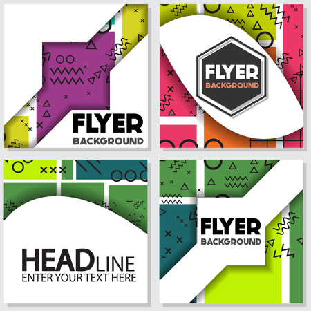 memphis background style Design Template,Vector Illustrationのイラスト素材