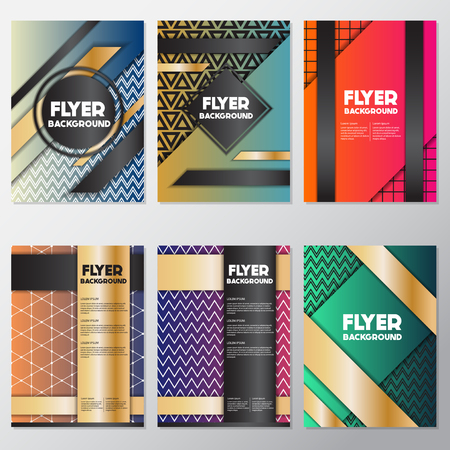 Fresh background flyer style background Design Template,Vector Illustrationのイラスト素材