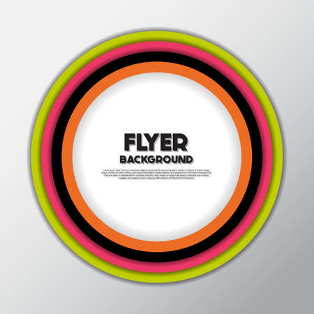 Fresh fashion background flyer style background Design Template,Vector Illustrationのイラスト素材