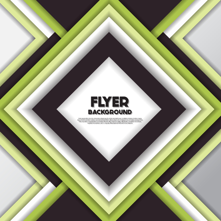 Fresh fashion background flyer style background Design Template,Vector Illustrationのイラスト素材