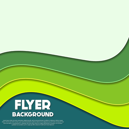 Fresh fashion background flyer style background Design Template,Vector Illustrationのイラスト素材