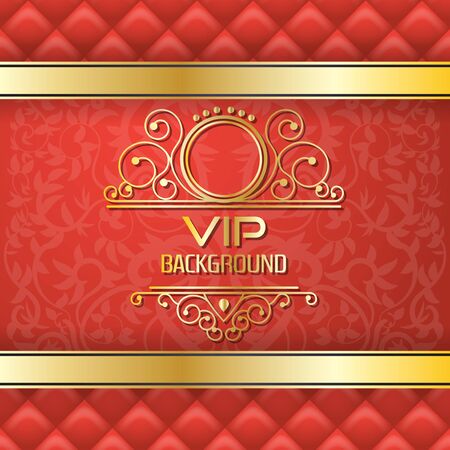 Gold background flyer style Design Template,Vector Illustrationのイラスト素材