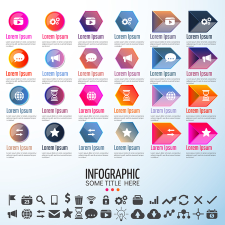 Infographics Design Template,Vector Illustrationのイラスト素材