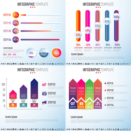 Infographics Design Template,Vector Illustrationのイラスト素材