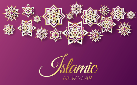 islamic background template Vector for banner, poster, flyerのイラスト素材