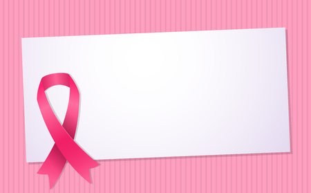 Breast Cancer awareness Vector background for banner, &#xA;poster, flyerのイラスト素材