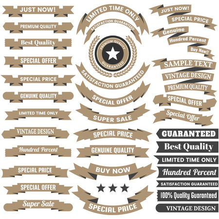 Vintage Retro Vector Logo for banner and poster.のイラスト素材