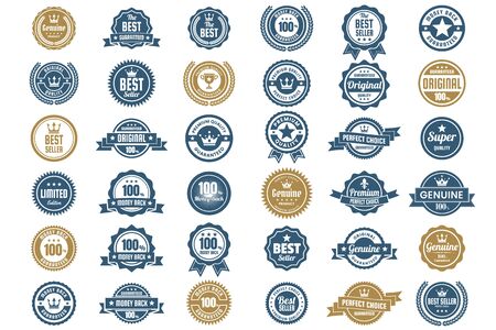 Vintage retro vector icon for banner, poster, flyer illustration.のイラスト素材