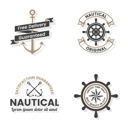 Vintage Retro Vector Logo for banner, poster, flyerのイラスト素材