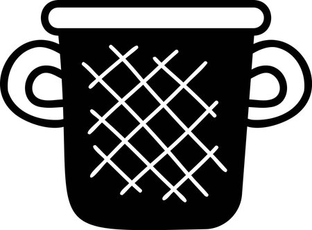 Hand Drawn basket for vegetables illustration isolated on backgroundのイラスト素材