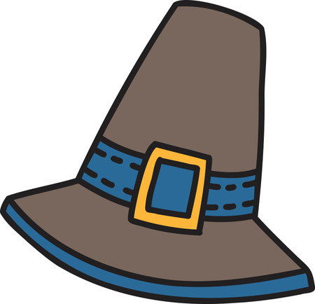 Hand Drawn farm hat illustration isolated on backgroundのイラスト素材