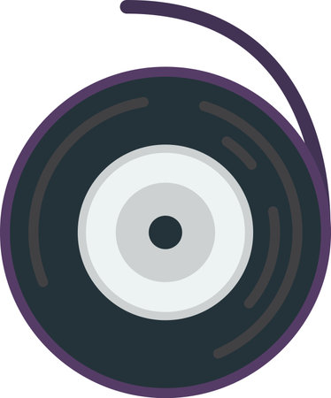 movie tape illustration in minimal style isolated on backgroundのイラスト素材