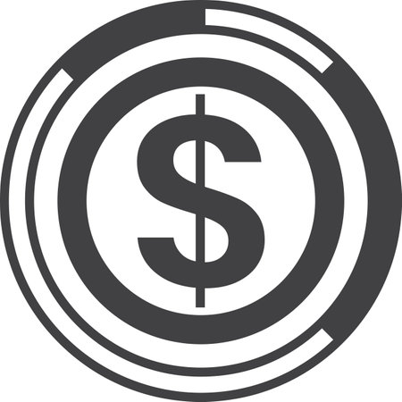 currency exchange illustration in minimal style isolated on backgroundのイラスト素材