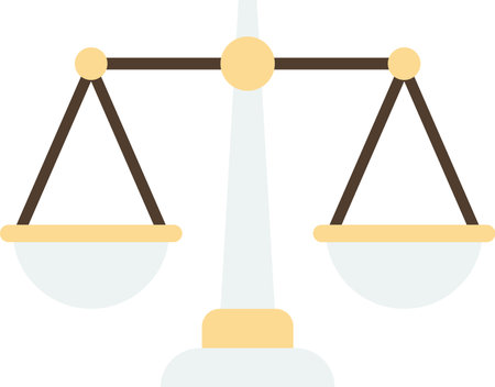 scales illustration in minimal style isolated on backgroundのイラスト素材