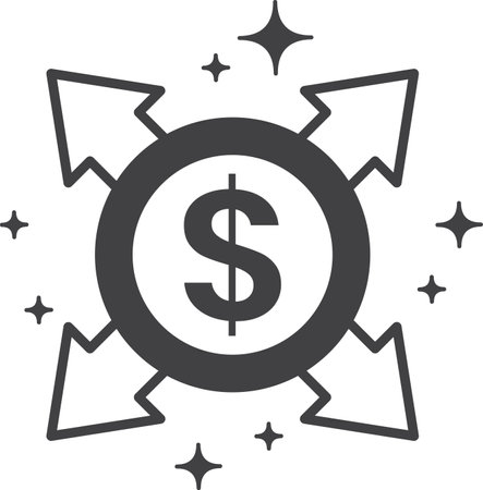 currency exchange illustration in minimal style isolated on backgroundのイラスト素材