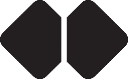 Abstract layers square logo illustration in trendy and minimal style isolated on backgroundのイラスト素材