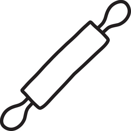 Hand Drawn bread roller illustration isolated on backgroundのイラスト素材