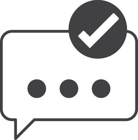 Text boxes and check marks illustration in minimal style isolated on backgroundのイラスト素材