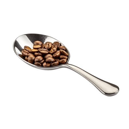 illustration of Coffee Spoon isolated on background with Generative AIの素材
