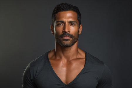 handsome indian nationality man model portraitsの素材