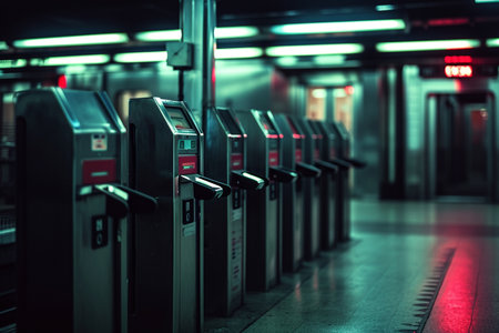 subway entrance access machineの素材