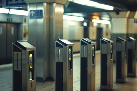 subway entrance access machineの素材