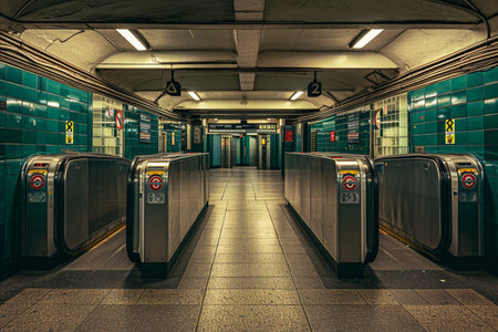 subway entrance access machineの素材