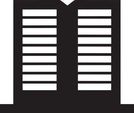 open book logo or badge in bookstore concept in Vintage or retro style isolated on backgroundのイラスト素材