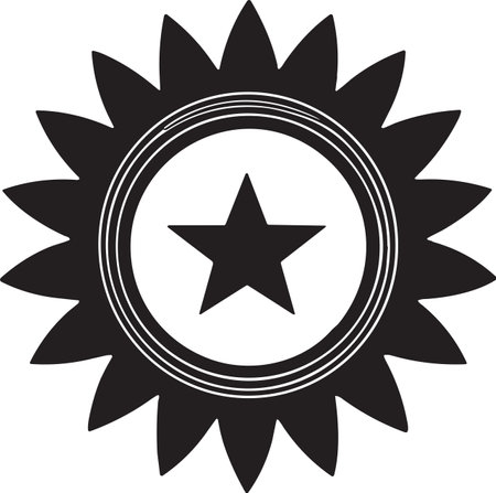 Vintage logo or badge in Vintage or retro style isolated on backgroundのイラスト素材