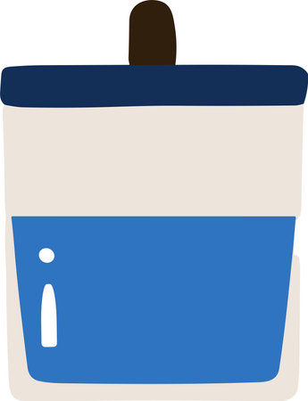 isolate coffee cup flat style on backgroundのイラスト素材