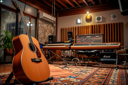 music practice room interiorの素材