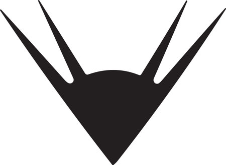 crown logo in modern minimal style isolated on backgroundのイラスト素材