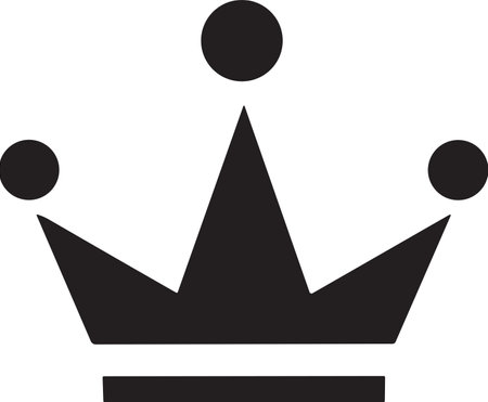 crown logo in modern minimal style isolated on backgroundのイラスト素材