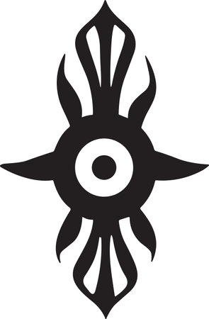 Leaf and flower logo for yoga in modern minimal style isolated on backgroundのイラスト素材