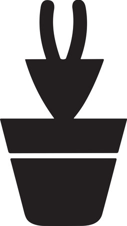 cactus tree logo in modern minimal style isolated on backgroundのイラスト素材