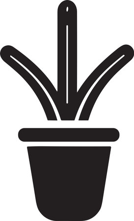 cactus tree logo in modern minimal style isolated on backgroundのイラスト素材